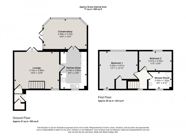 Floorplan for Ridgegreen, Worsley, M28