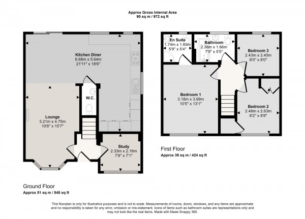 Floorplan for Ferrymasters Way, Irlam, M44