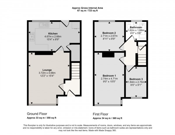 Floorplan for Ferry Road, Irlam, M44