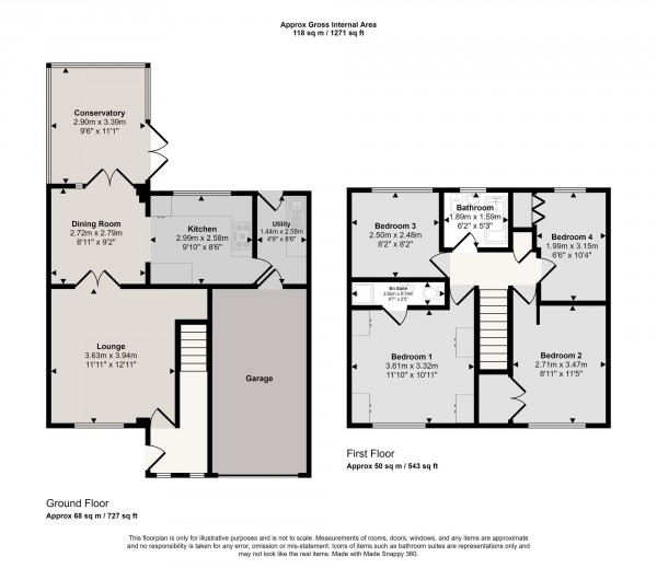 Floorplan for Broomehouse Avenue, Irlam, M44