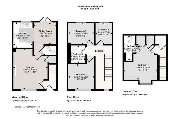 Floorplan for Mariners Way, Irlam, M44