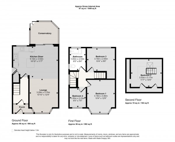 Floorplan for Riverside Avenue, Irlam, M44