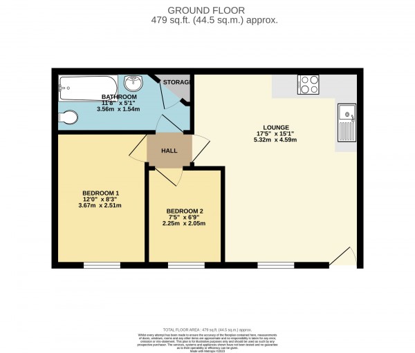 Floorplan for Liverpool Road, Cadishead, M44