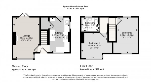 Floorplan for Woodbine Avenue, Cadishead, M44