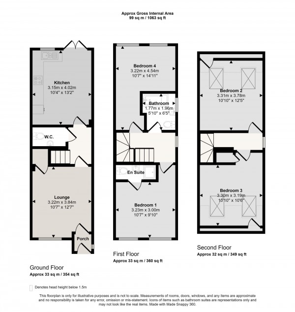 Floorplan for Victoria Road, Irlam, M44