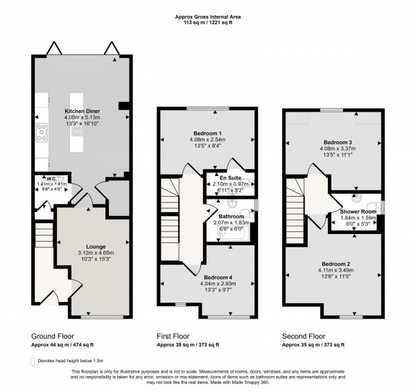 Floorplan for Carlton Street, Eccles, M30