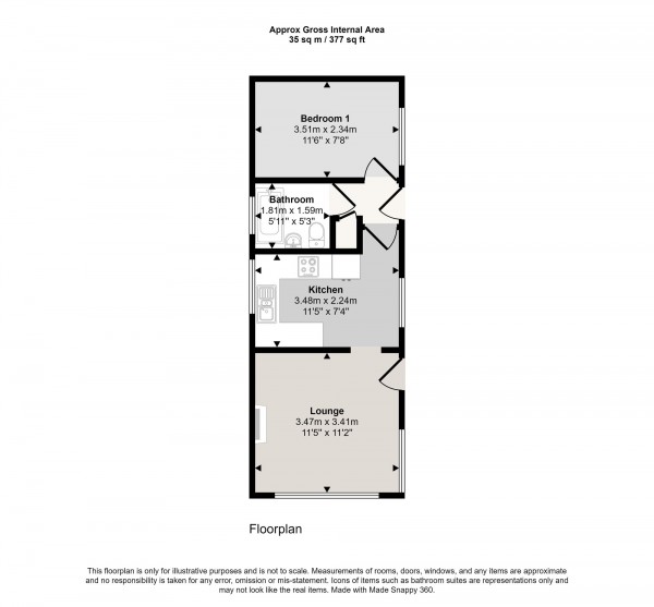 Floorplan for Moss Side Lane, Rixton, WA3