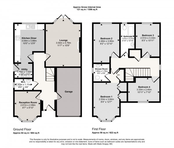 Floorplan for Townsgate Way, Irlam, M44