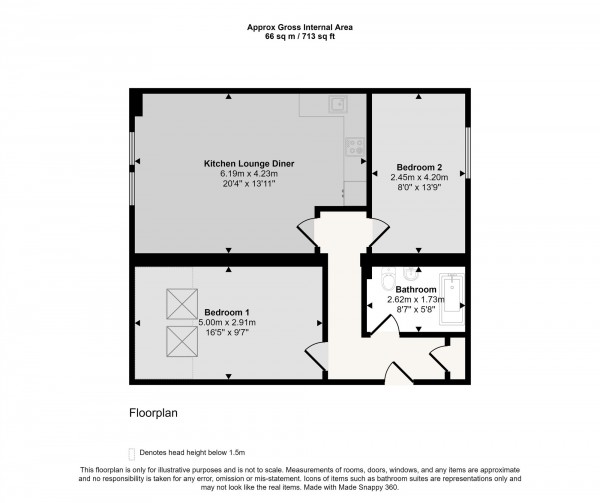 Floorplan for Westminster Road, Worsley, M28