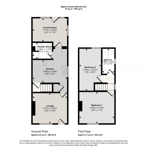Floorplan for Atherton Lane, Cadishead, M44