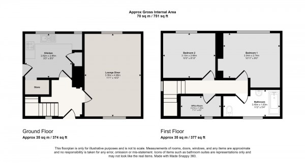 Floorplan for Ferry Road, Irlam, M44