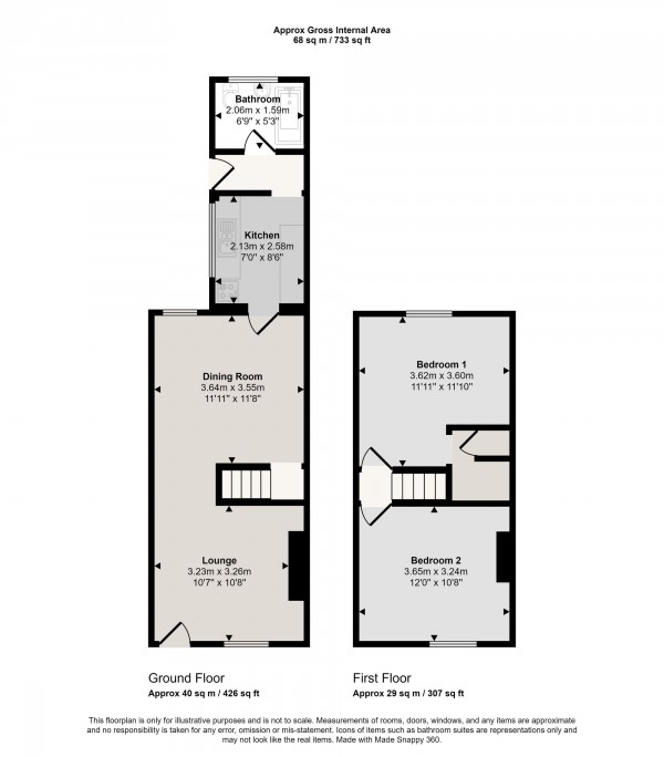 Floorplan for Dixon Street, Irlam, M44